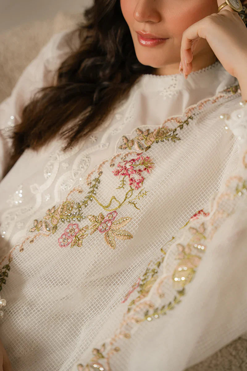 CROSS STICH - 3PC Lawn Embroidered Suit - USME-012038