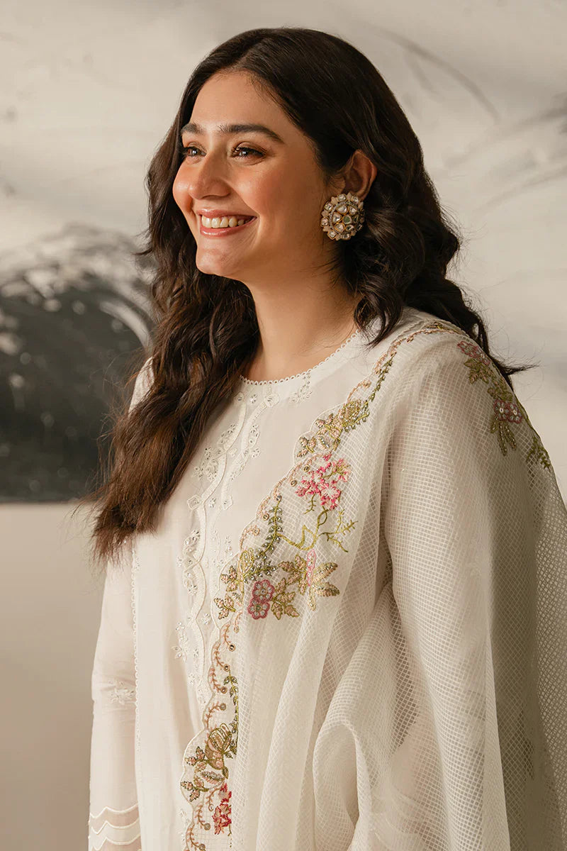 CROSS STICH - 3PC Lawn Embroidered Suit - USME-012038