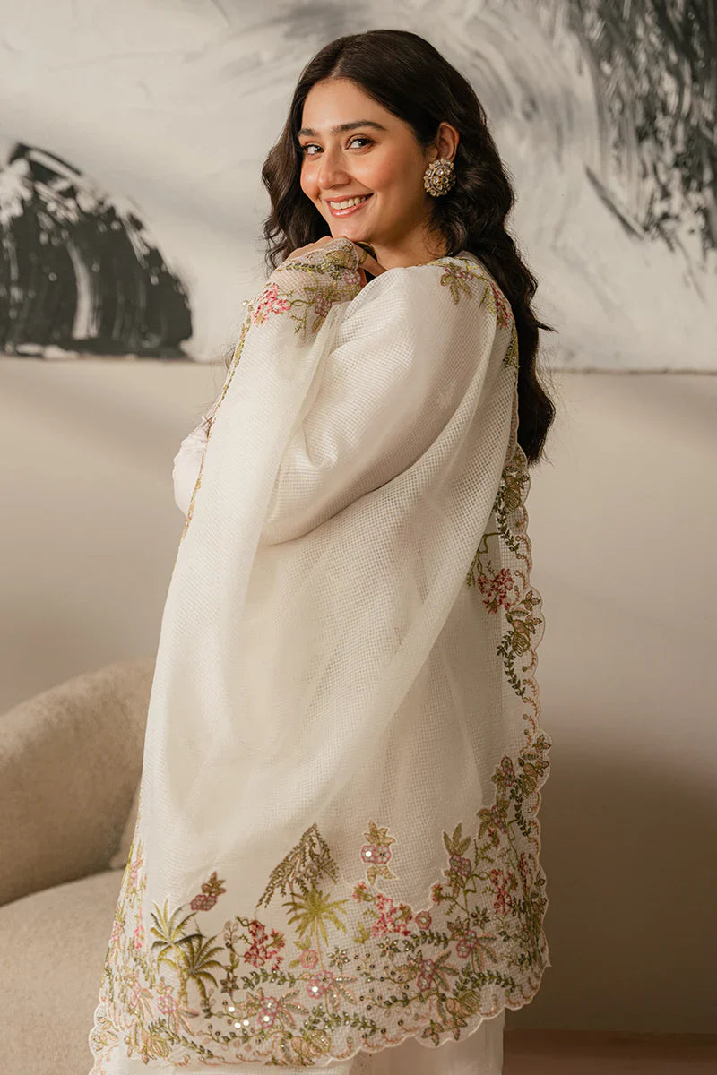 CROSS STICH - 3PC Lawn Embroidered Suit - USME-012038