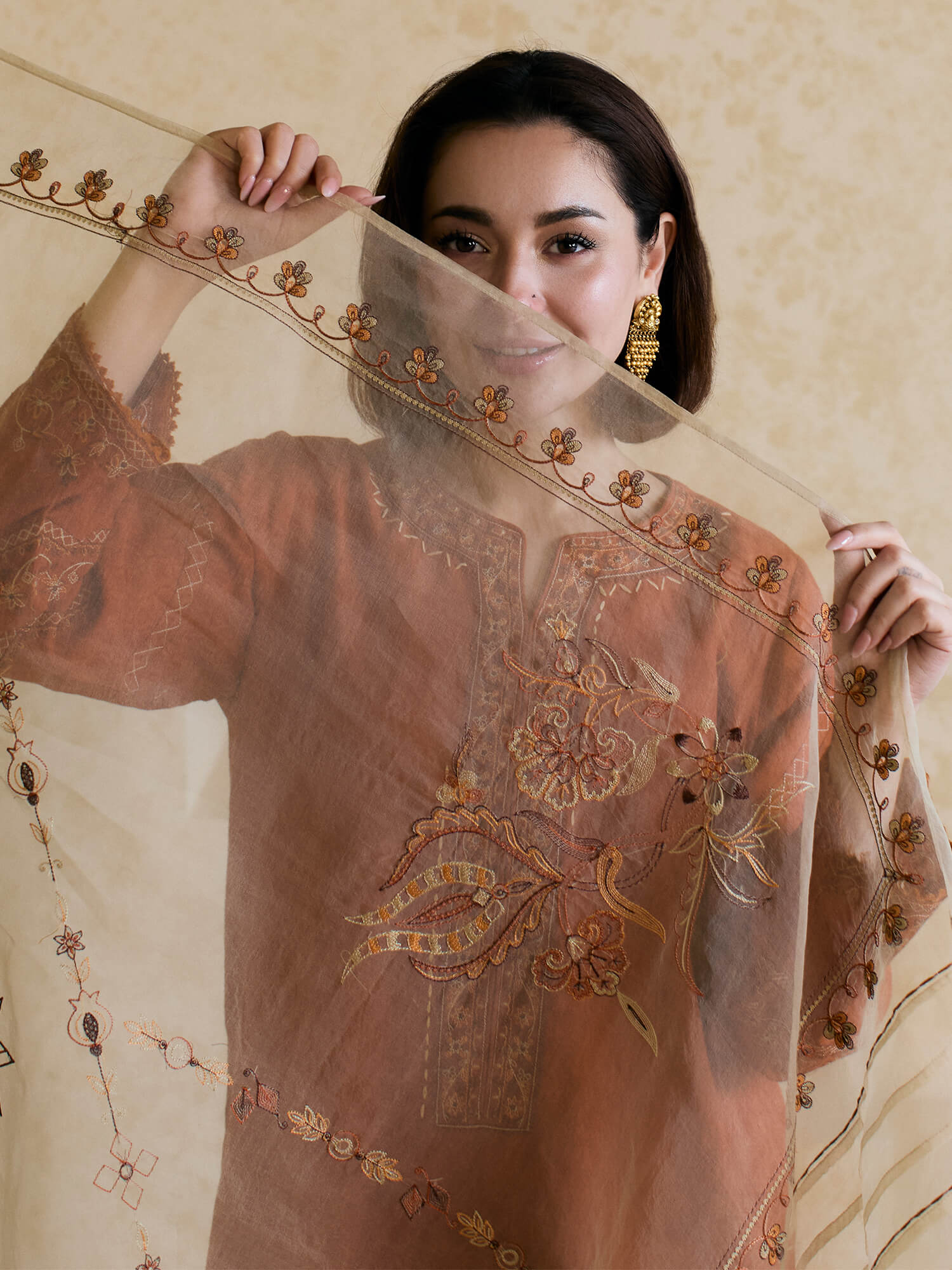 Mishkaa  - 3PC Lawn Embroidered Suit - USME-012040