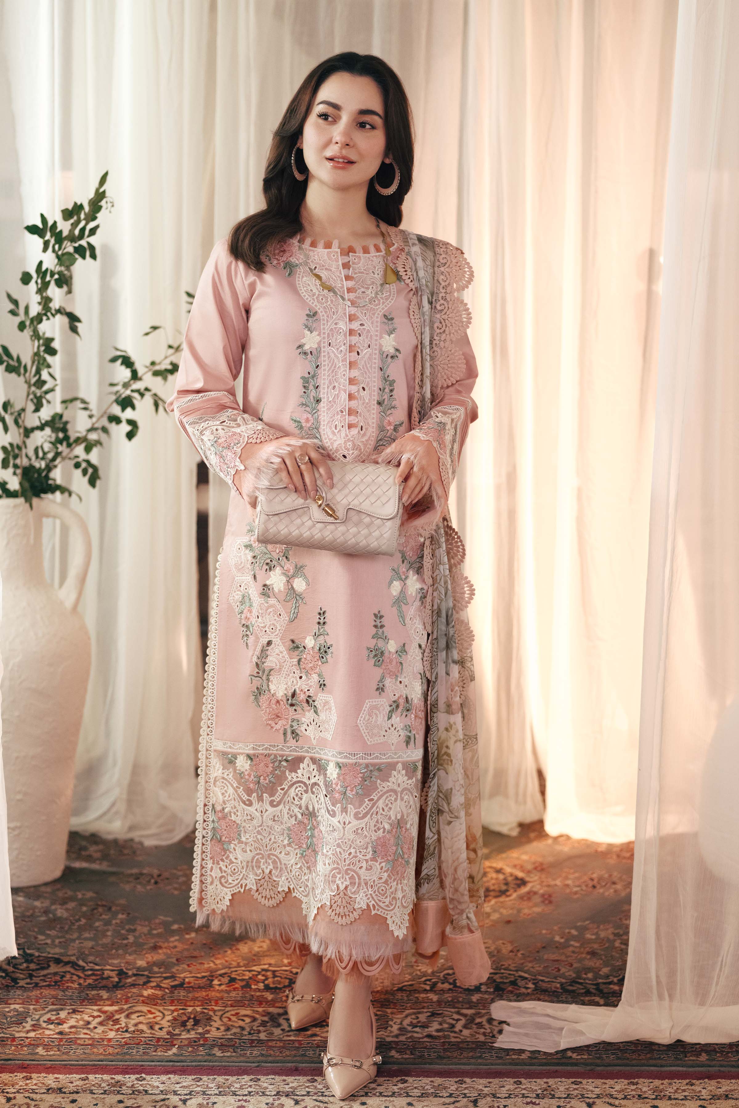 JADE - 3PC Lawn Embroidered Suit - USME-012042