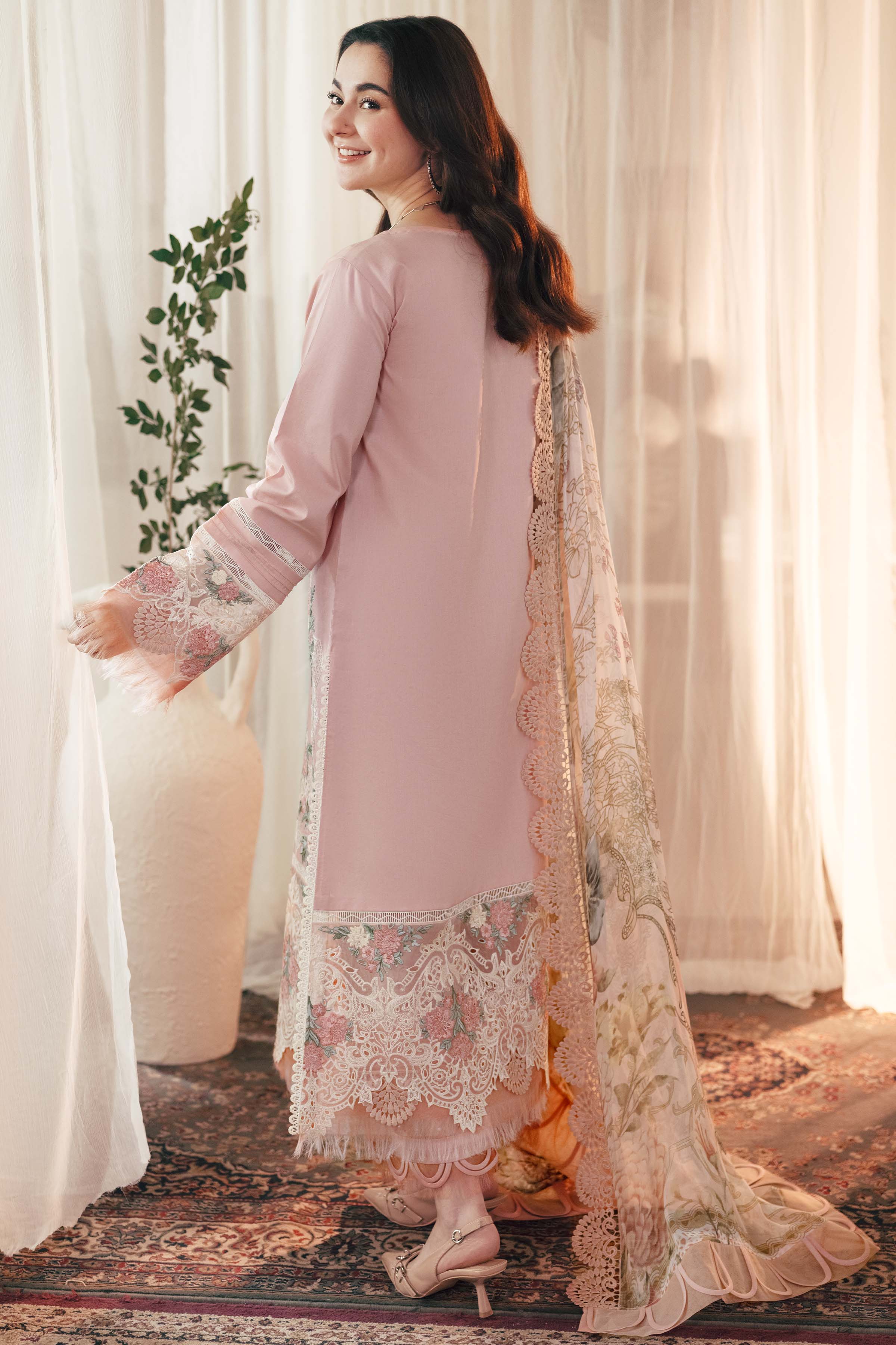 JADE - 3PC Lawn Embroidered Suit - USME-012042