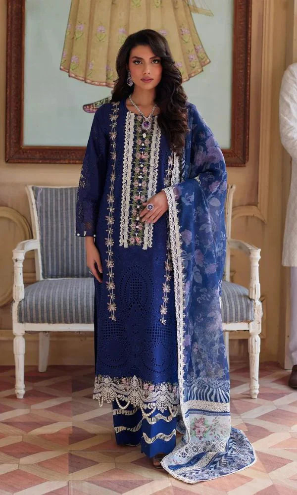 ELAF - 3PC Lawn Embroidered Suit - USME-012048