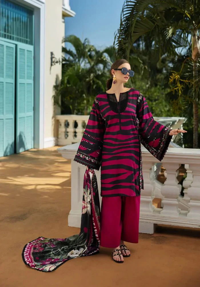 ELAF - 3PC  Lawn Digital Printed - USME-012054