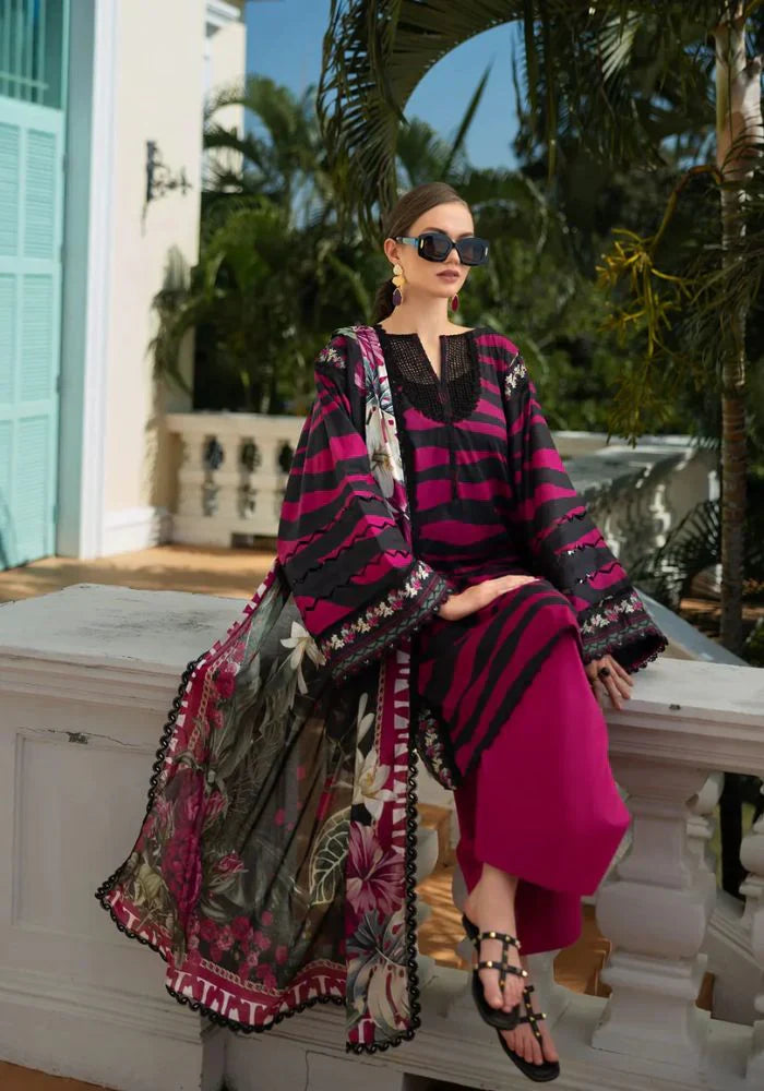 ELAF - 3PC  Lawn Digital Printed - USME-012054