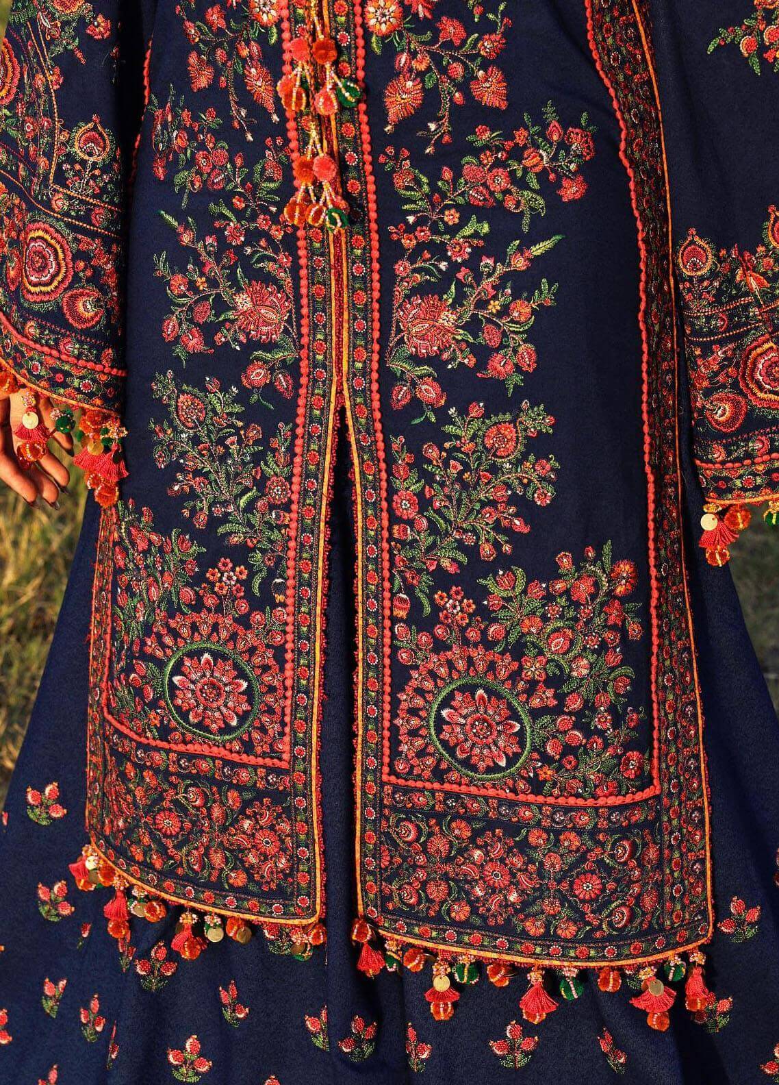 Hussain Rehar - 3PC Lawn Embroidered Suit - USME-012060