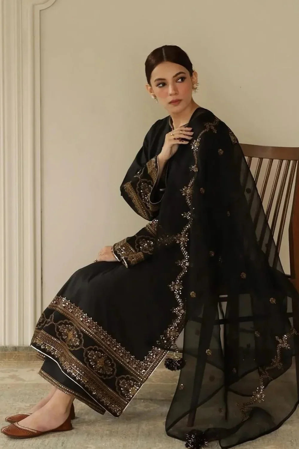 ZALOQUS - 3PC Lawn Embroidered Suit - USME-012061