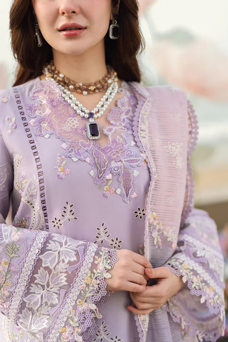 Qalamkar - 3PC Lawn Embroidered Suit - USME-012069