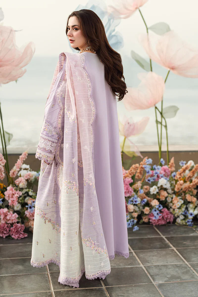 Qalamkar - 3PC Lawn Embroidered Suit - USME-012069