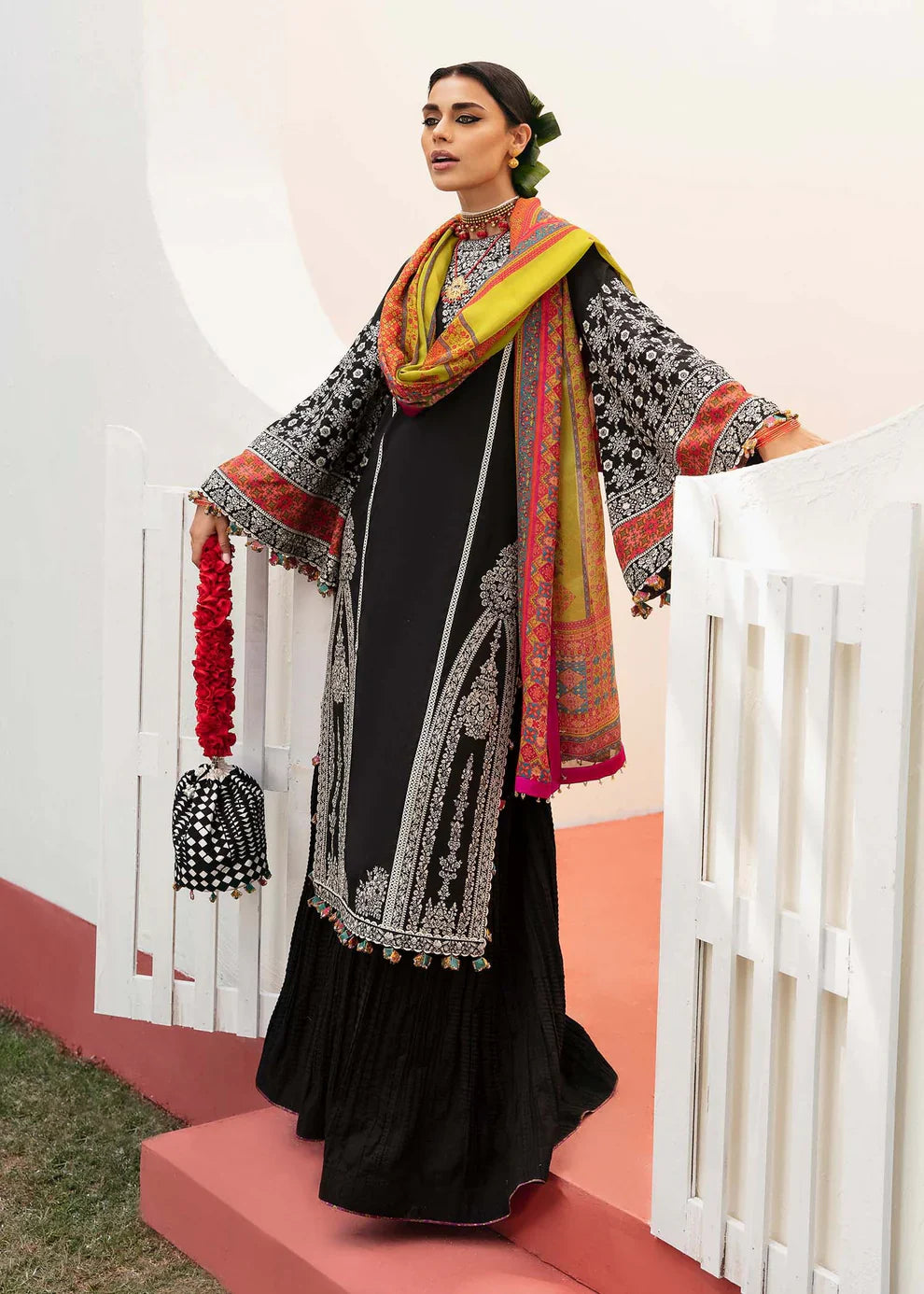 Hussain Rehar - 3PC Lawn Embroidered Suit - USME-012082