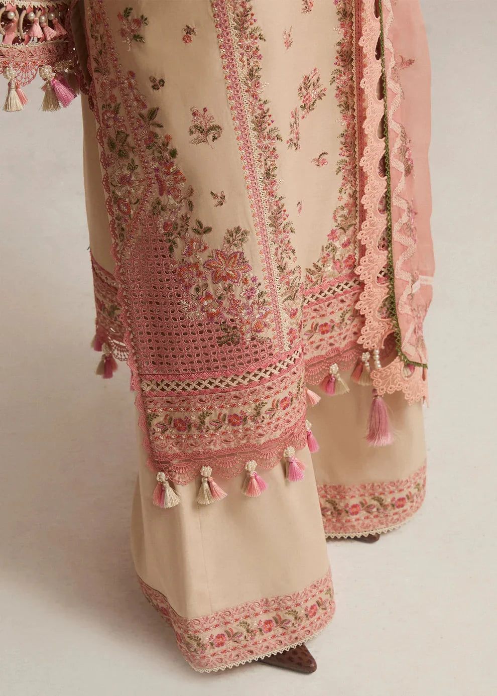 Hussain Rehar - 3PC Lawn Embroidered Suit - USME-012083