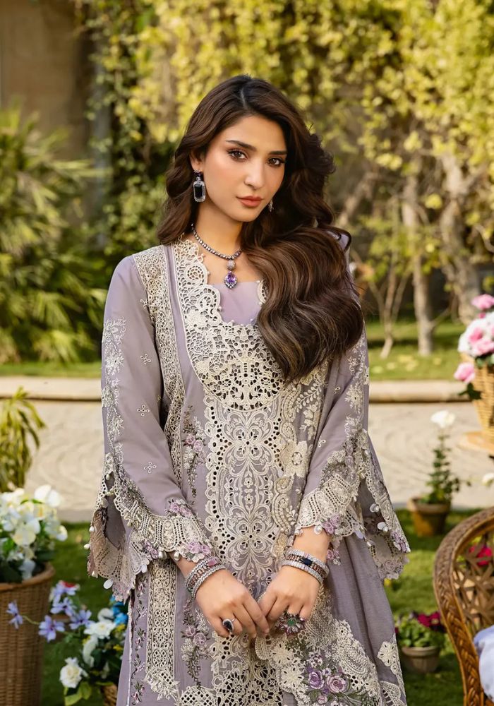 ELAF  - 3PC Lawn Embroidered Suit - USME-012088