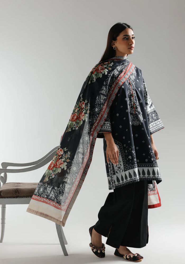 Ethnic - 3PC  Lawn Digital Printed Suit - USME-012081