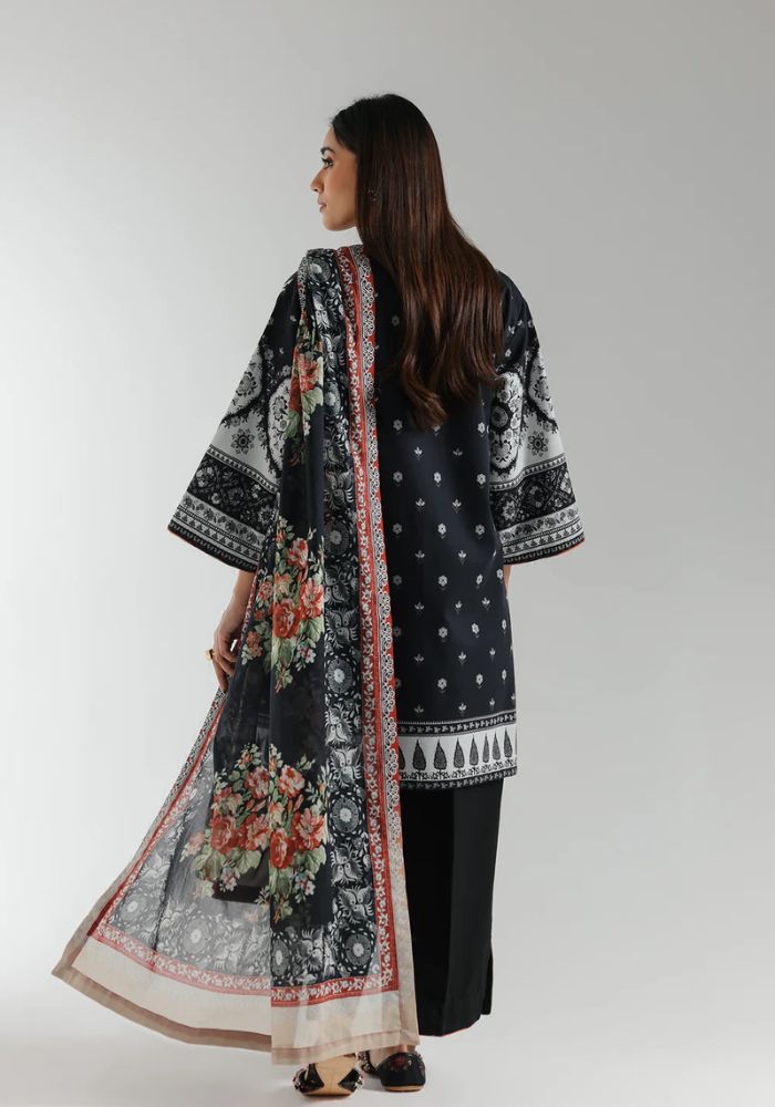 Ethnic - 3PC  Lawn Digital Printed Suit - USME-012081