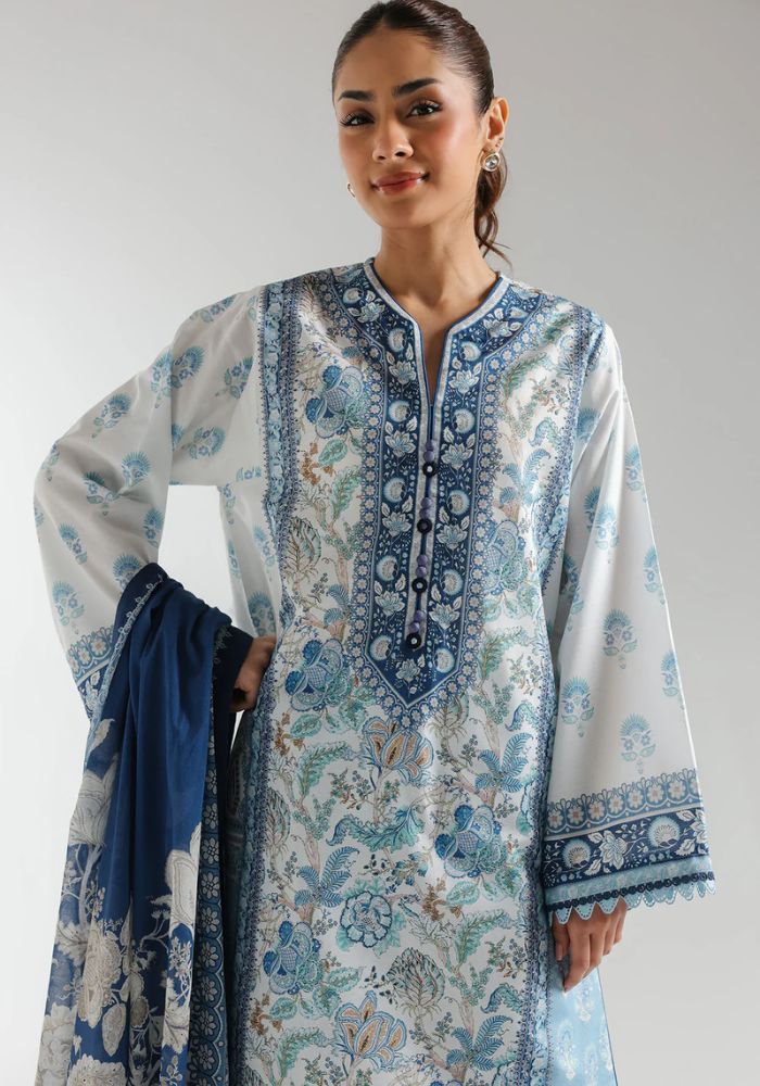 Ethnic - 3PC  Lawn Digital Printed Suit - USME-012079