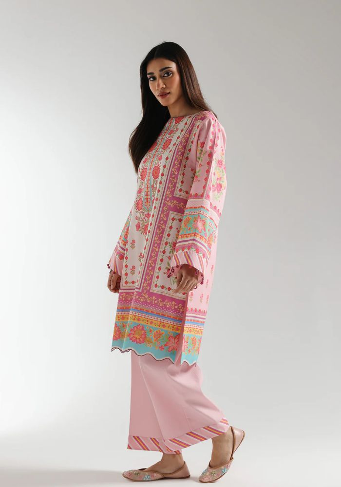 Ethnic - 3PC  Lawn Digital Printed Suit - USME-012078