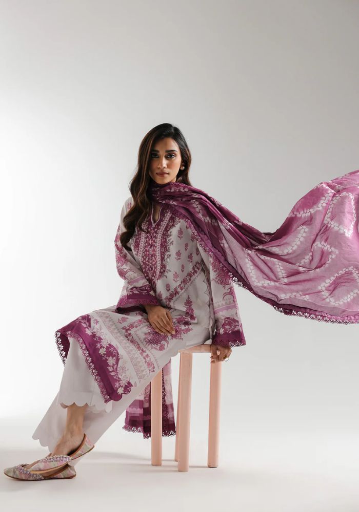 Ethnic - 3PC  Lawn Digital Printed Suit - USME-012077
