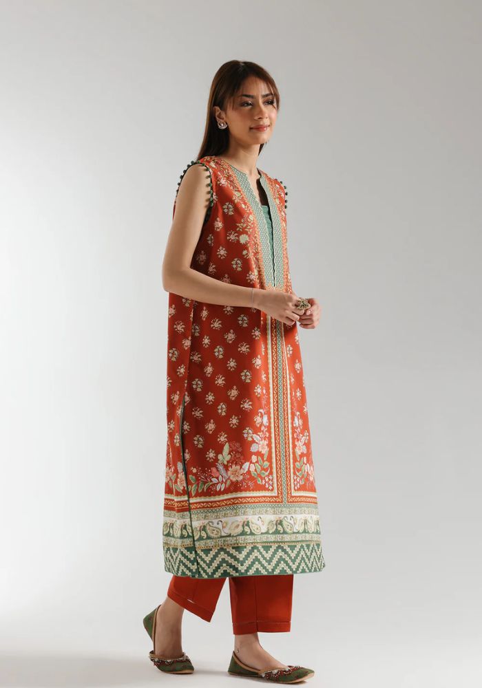 Ethnic - 3PC  Lawn Digital Printed Suit - USME-012076