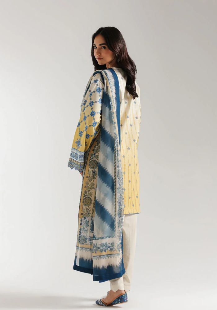 Ethnic - 3PC  Lawn Digital Printed Suit - USME-012073